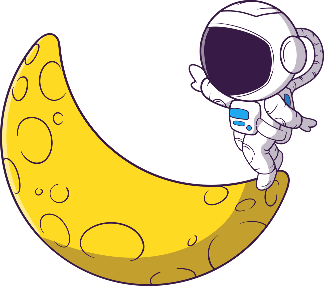 astronaut character playing